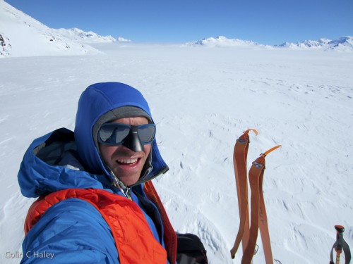 Taking my heavy backpack out for a tour of the South Patagonian Icecap: